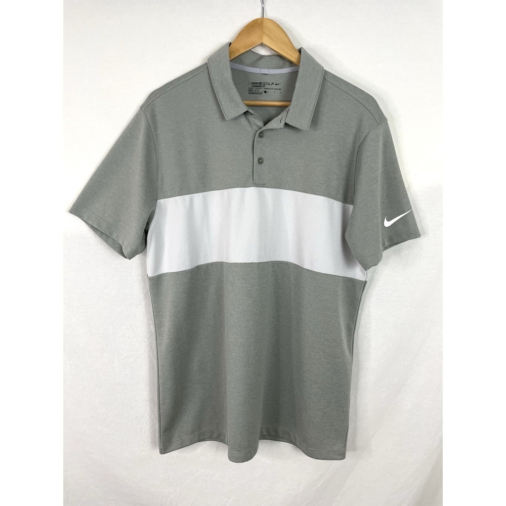 Nike Golf Polo Shirt Mens Large L Performance Stretch